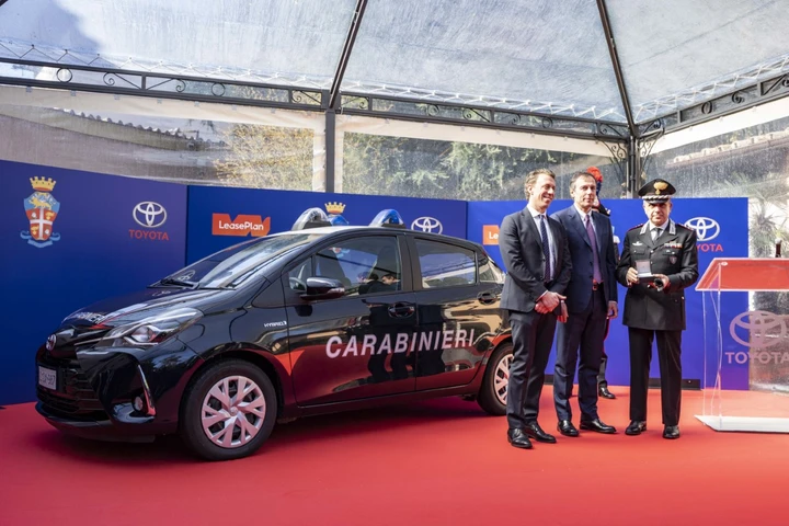 Toyota Yaris Hybrid, 250 unità per l’Arma dei Carabinieri