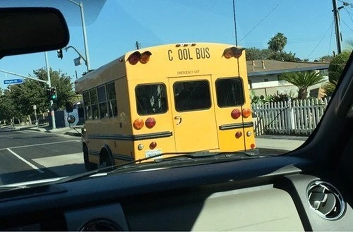 Le scritte sugli autobus più assurde
