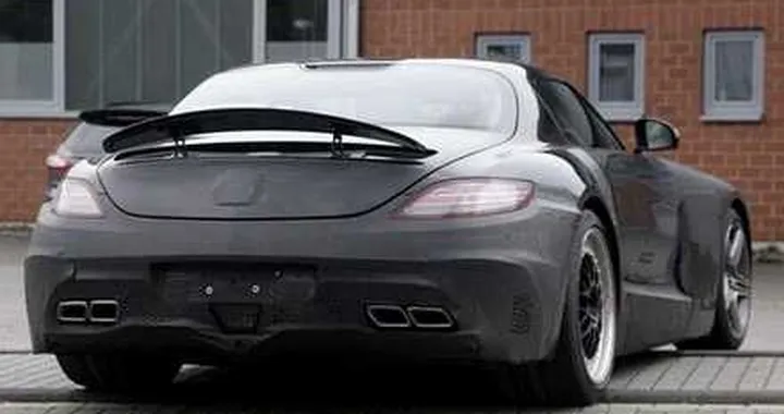Foto spia Mercedes SLS AMG Black Series