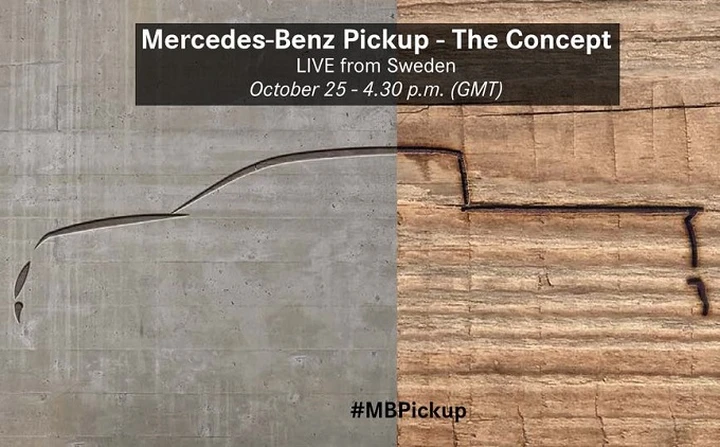 Mercedes: il primo teaser del nuovo pick-up