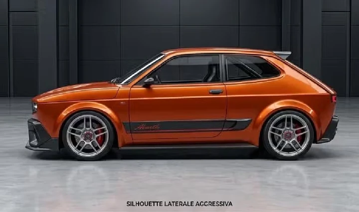 Fiat 127 Abarth 2026: il render immagina una hot hatch estrema