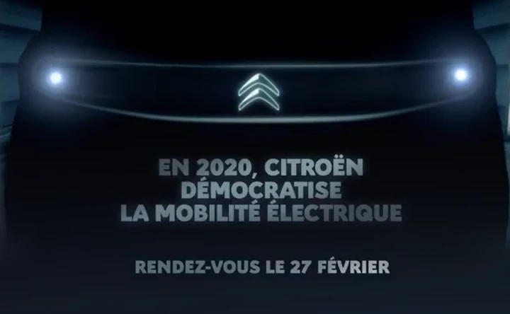 Citroen: il teaser della nuova elettrica