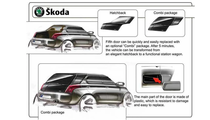 Nuova Skoda Felicia: svelati i primi bozzetti