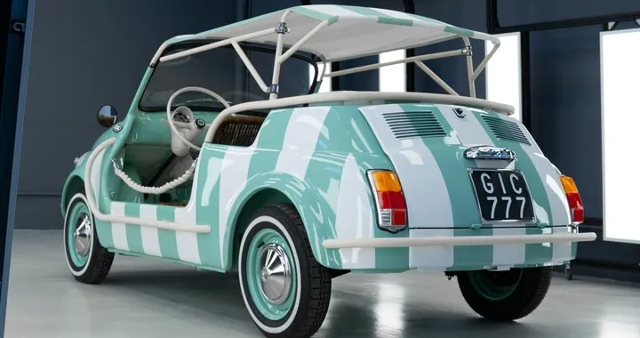 Garage Italia Customs reinventa la 500 Spiaggina con Sdraiazzurra