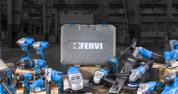 Fervi presenta una nuova gamma di elettroutensili a filo e a batteria