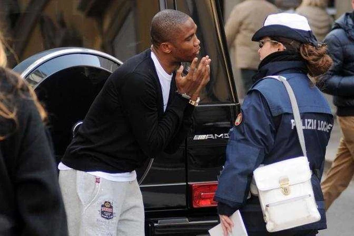 Eto'o multato a Milano
