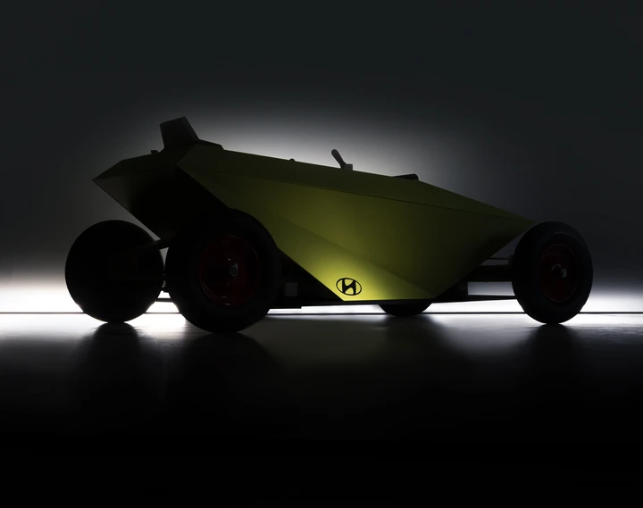 Hyundai: svelata la prima immagine della stravagante soapbox car