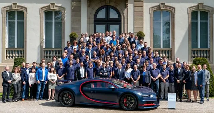 Bugatti Chiron: prodotto l’esemplare numero cento