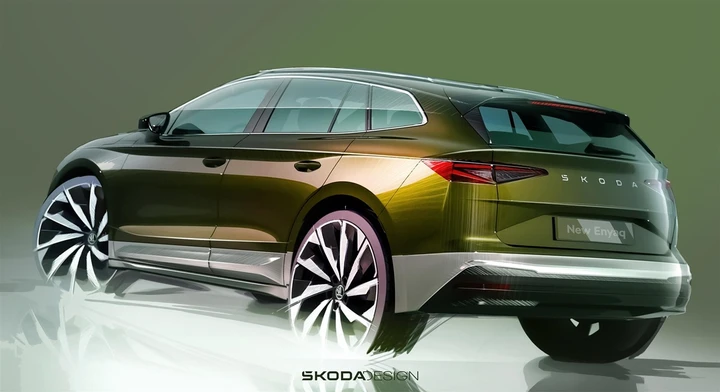 Nuovo Skoda Enyaq ed Enyaq Coupé: anteprima del design Modern Solid