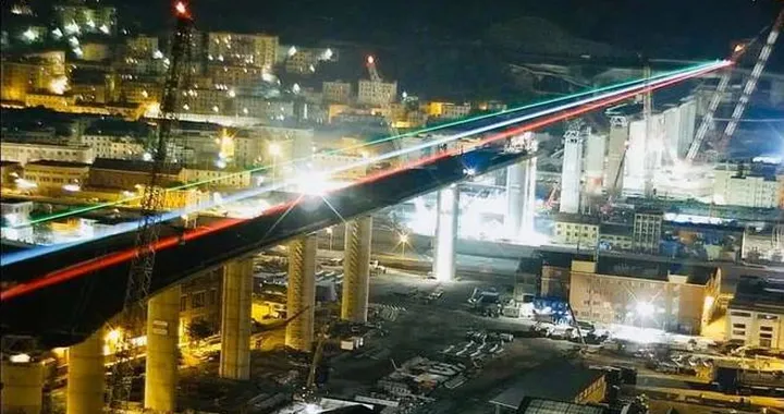Ponte di Genova: posizionata l'ultima maxi campata
