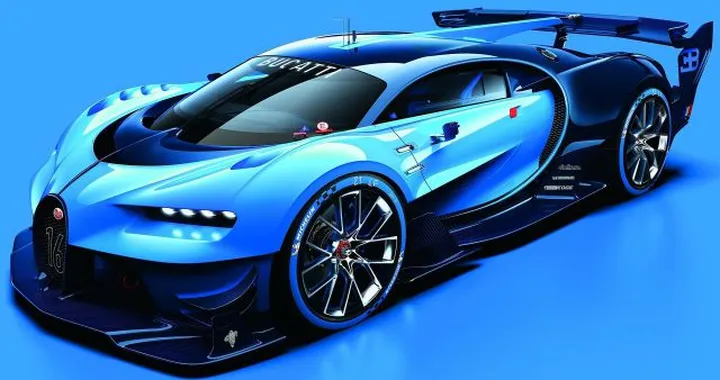 Bugatti Vision Gran Turismo al Salone di Francoforte 2015
