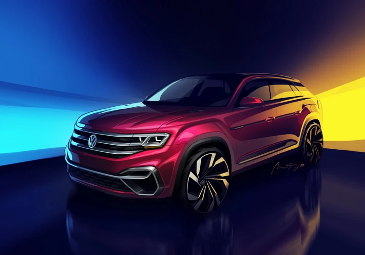 Volkswagen Atlas: la versione 5 posti avrà uno stile da coupé
