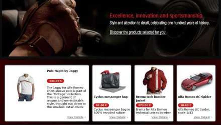 È online il nuovo store Alfa Romeo