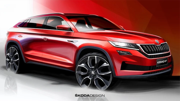 Skoda Kodiaq GT: arrivano i bozzetti del SUV coupé