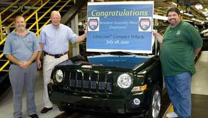 Chrysler: un milione di auto prodotte a Belvidere