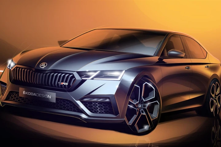 Skoda Octavia RS 2020 iV: primi teaser