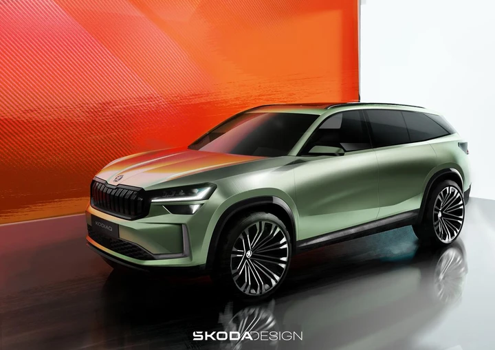 Skoda Kodiaq 2024: primo assaggio grazie a due bozzetti [TEASER]