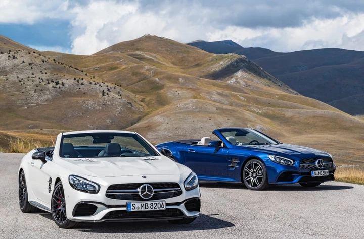 Mercedes SL restyling 2016 al Salone di Los Angeles