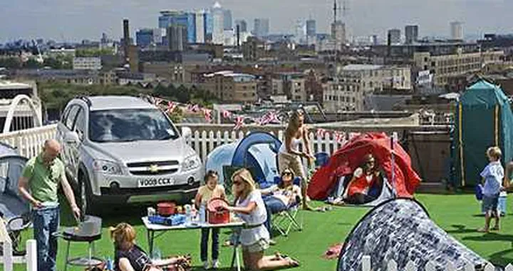 Chevrolet inaugura il primo campeggio per auto a Londra