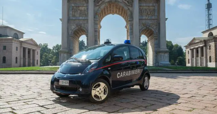 Mitsubishi i-MIEV in dotazione all'Arma dei Carabinieri