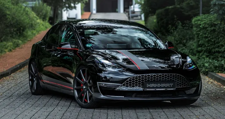 Tesla Model 3: tuning by Manhart