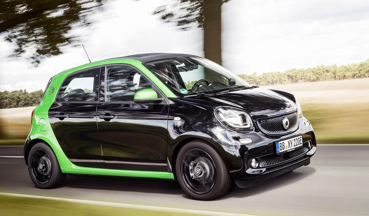 smart forfour electric drive: foto ufficiali