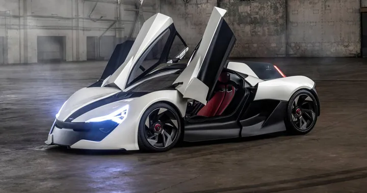 Apex AP-0 Concept EV: supercar elettrica con realtà aumentata