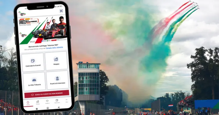 Monza 100: l'app per il GP d'Italia di F1