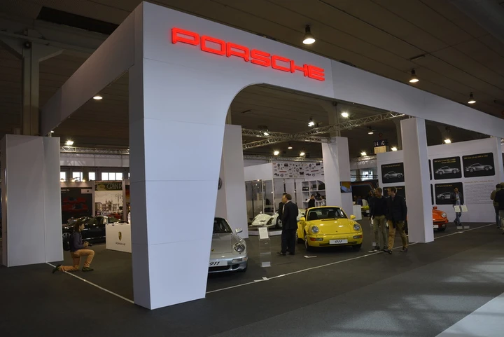 Stand Porsche ad Auto e Moto d'Epoca 2014
