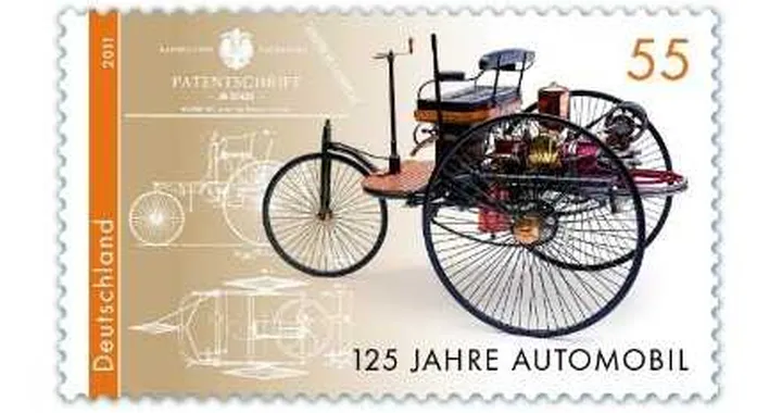 Filatelia e numismatica per i 125 anni dell'automobile