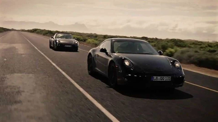 Porsche 911 2012: test in Sudafrica
