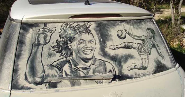 Vetri sporchi? No, opere d'arte...