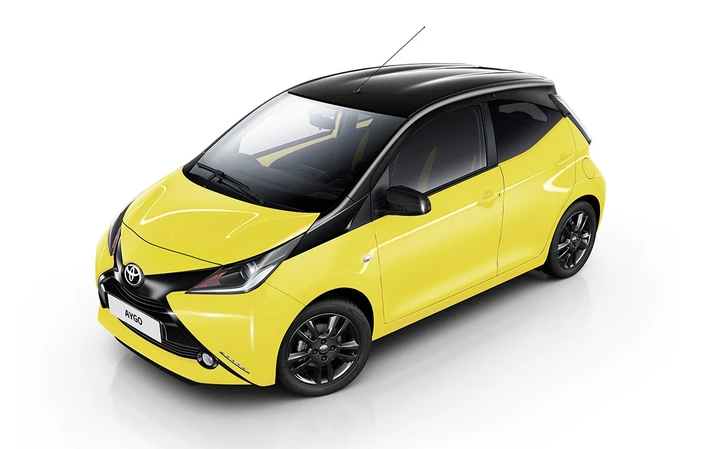 Toyota Aygo x-cite Yellow: prezzo da 12.150 euro