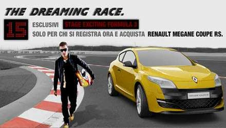 Tutti in pista con il concorso The Dreaming Race di Renault