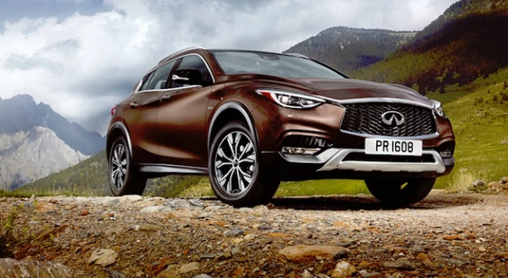Nuova Infiniti QX30: prezzi per l'Italia da 39.990 euro