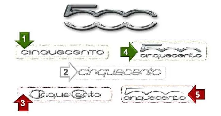 Fiat 500: scegli su Facebook il logo giusto