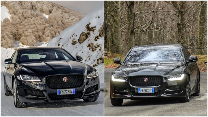 Jaguar XE vs XF 2.0 AWD 240 CV: la prova su strada