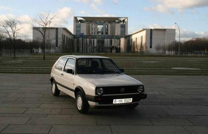 La Volkswagen Golf di Angela Merkel