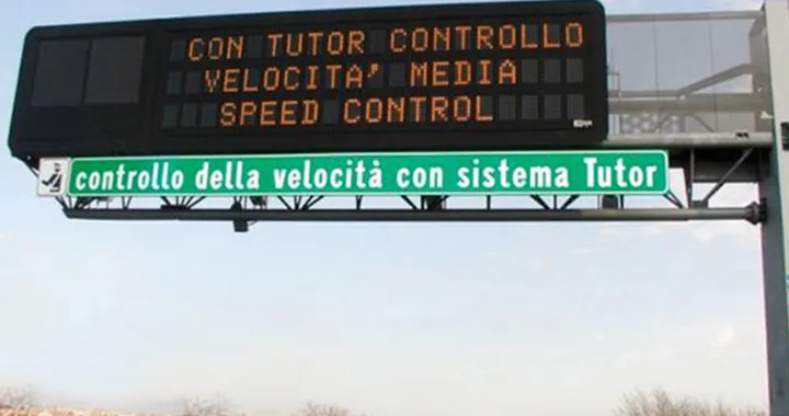 Tutor: le sanzioni e l'elenco delle postazioni in autostrada