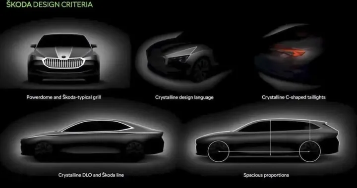 Skoda: Kodiaq e Superb si svelano nei bozzetti