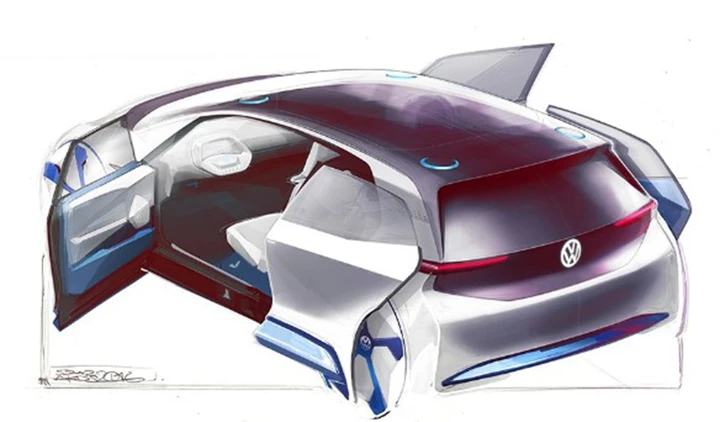 Volskwagen, la concept elettrica avrà la guida autonoma