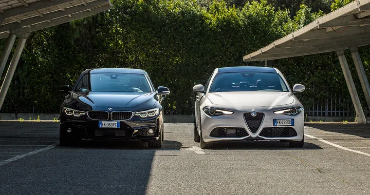 Alfa Romeo Giulia 2.2 Turbodiesel Q2 VS BMW 425d GranCoupé