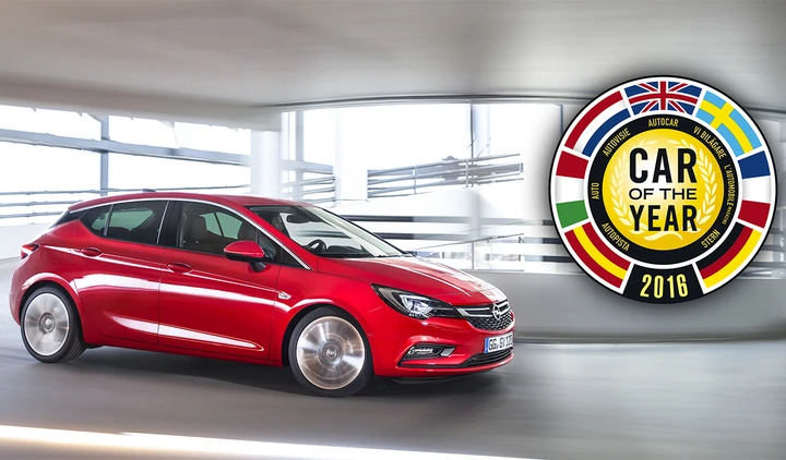 Opel Astra eletta Auto dell’Anno 2016