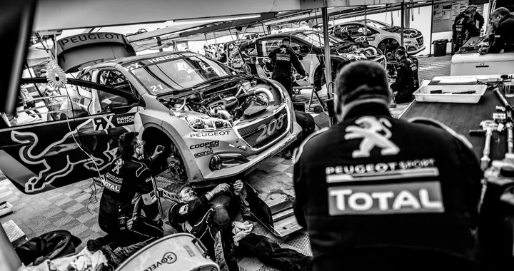 Peugeot vuole ben figurare nella tappa inglese di Rallycross