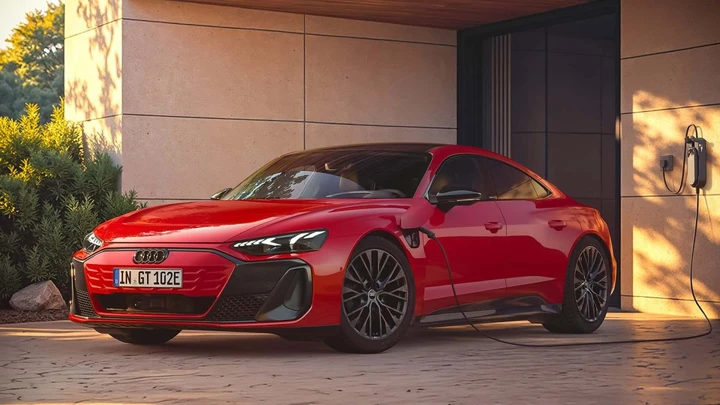 Audi E-Tron GT 2025 base: 622 km di autonomia e 577 CV