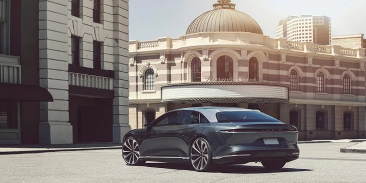 Nuova Lucid Air: immagini ufficiali