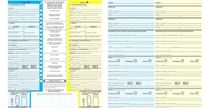 Come compilare il CID in caso di incidente o tamponamento