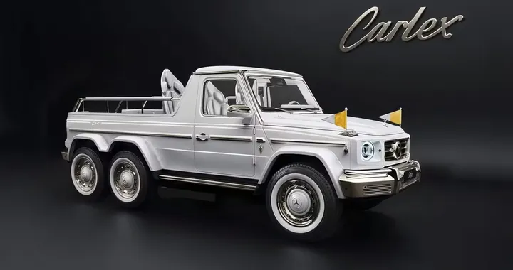 Se il Papa avesse una supercar: la Mercedes Classe G 6x6 di Carlex fa scalpore