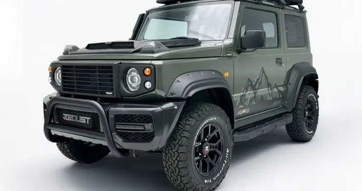 Quando la Jimny sogna in grande: stile Defender, anima giapponese