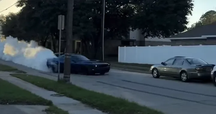 Dodge Demon 170: spettacolare burnout finisce in un disastro [VIDEO]